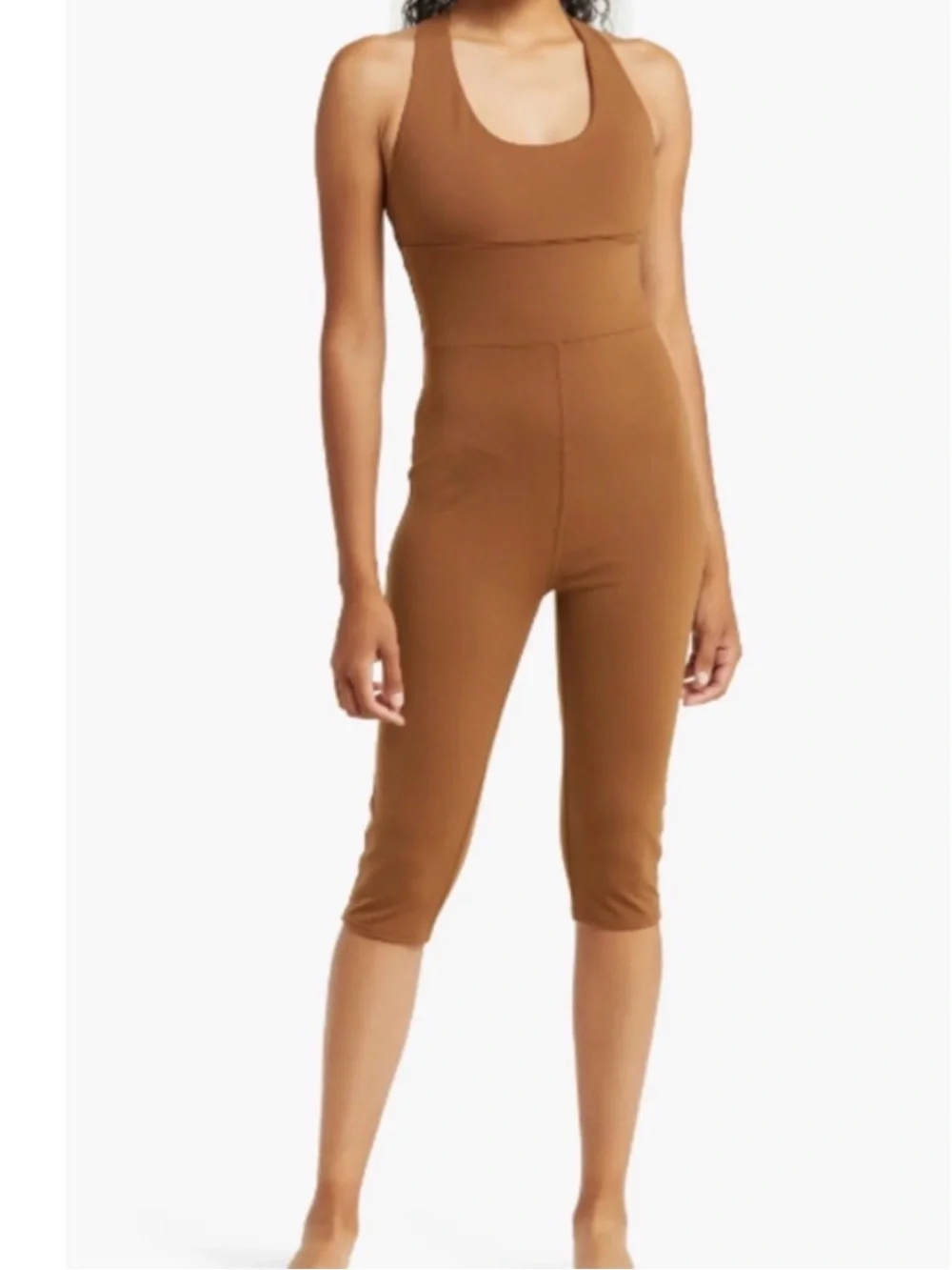 Alo jumpsuit espresso size small worn once in excellent perfect condition